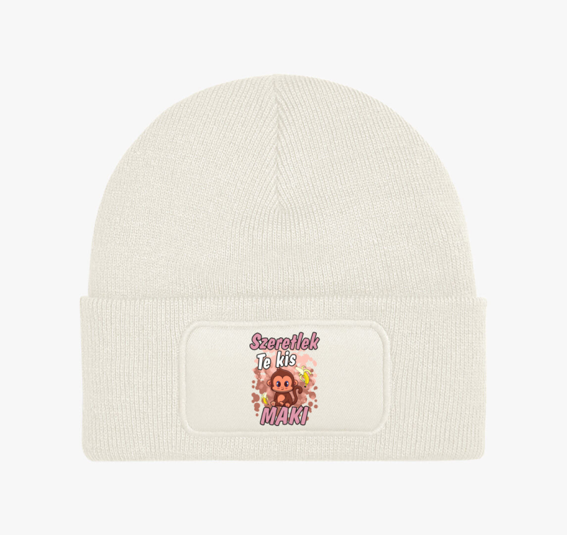 Szeretlek te kis Maki páros lány téli sapka