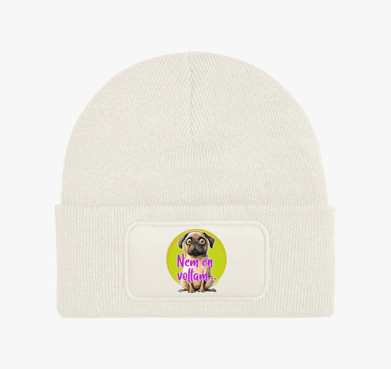 Mopsz kutya téli sapka