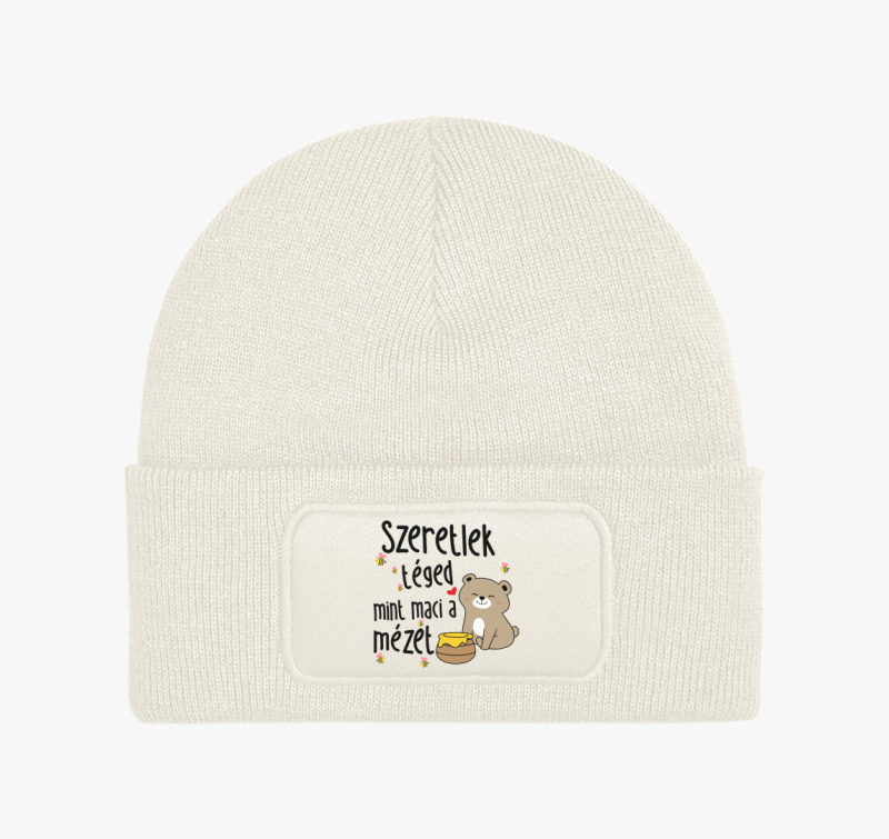 Szeretlek téged mint maci a mézet páros téli sapka