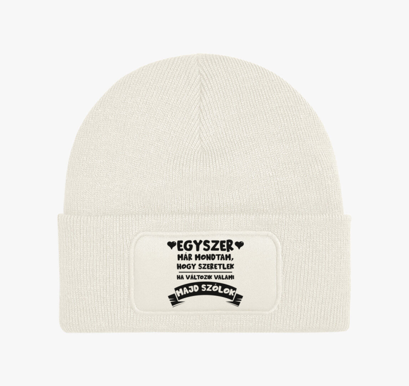 Egyszer már mondtam, hogy szeretlek téli sapka