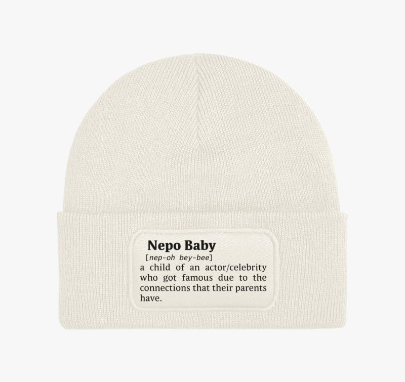 Nepo Baby - dictionary szótár idézetes téli sapka