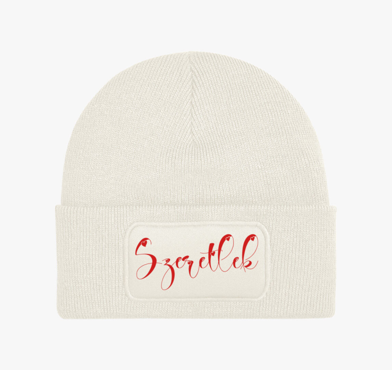 Szeretlek téli sapka