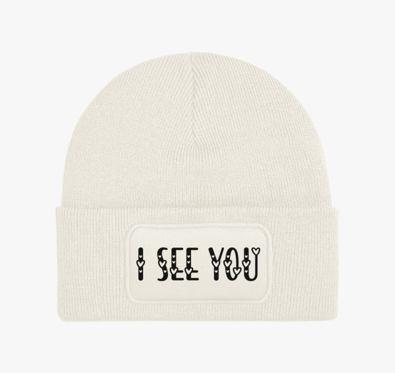I see You (szives betűs) téli sapka