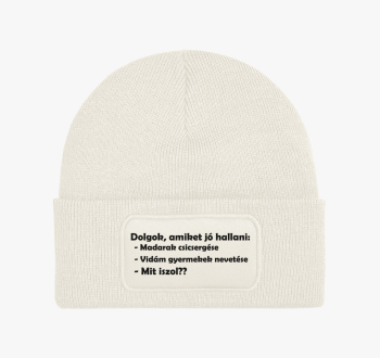 Dolgok amiket jó hal...