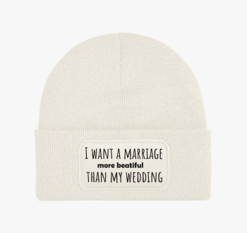 Marriage téli sapka