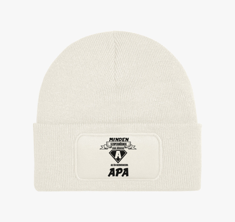 Szuperhős álneve apa téli sapka