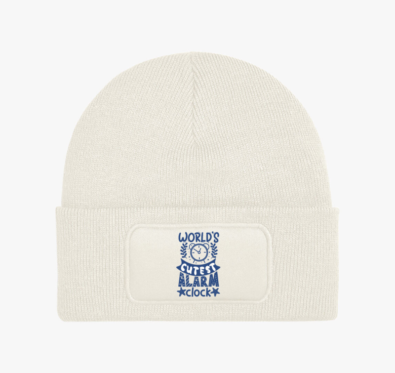 Legcukibb ébresztőóra kék téli sapka