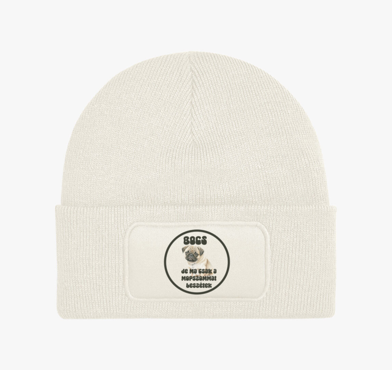 Mopszommal beszélek téli sapka