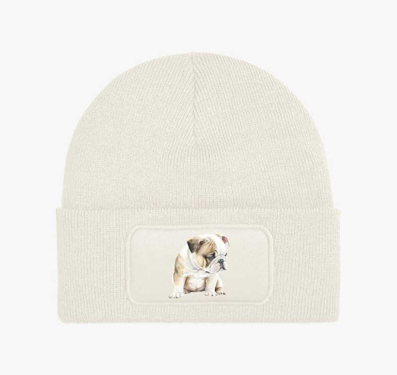Angol bulldog téli sapka