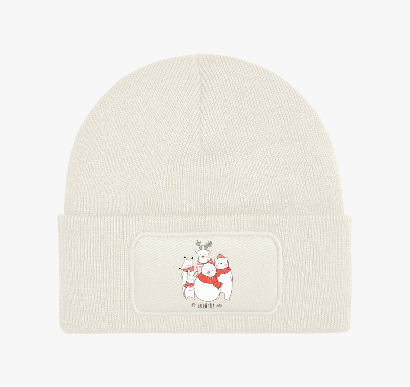 Cuki karácsonyi állatkás téli sapka