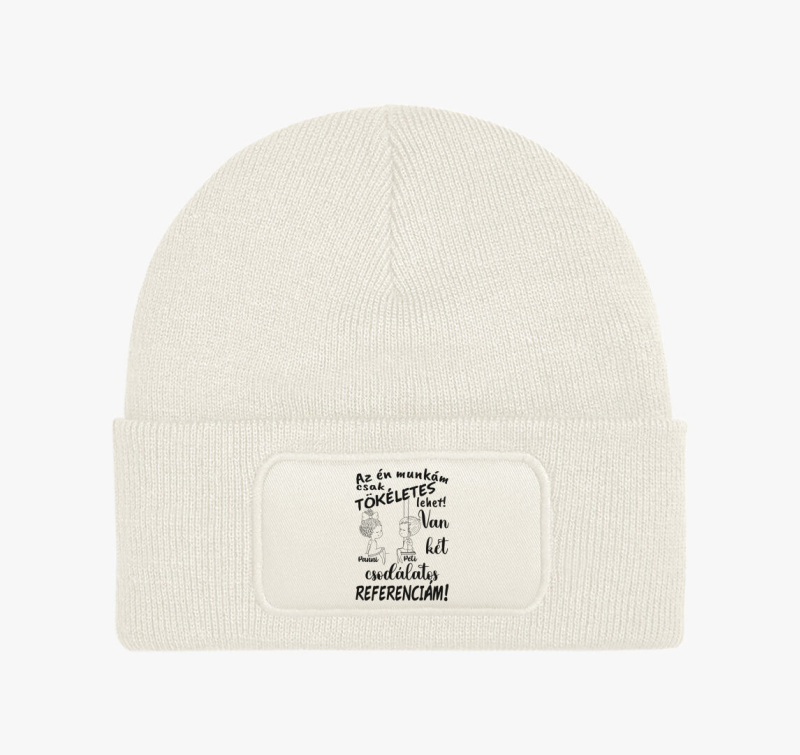 Az én munkám csak tökéletes lehet, csodálatos referenciám lány fiú téli sapka