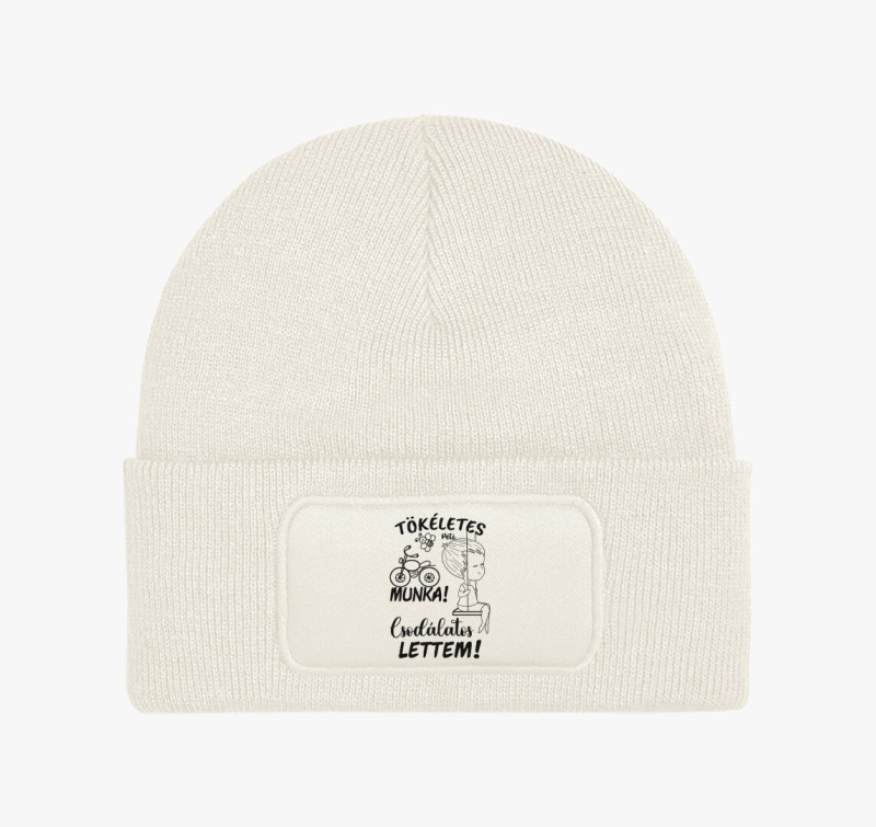 Az én munkám csak tökéletes lehet  párja, csodálatos lettem fiú1  téli sapka