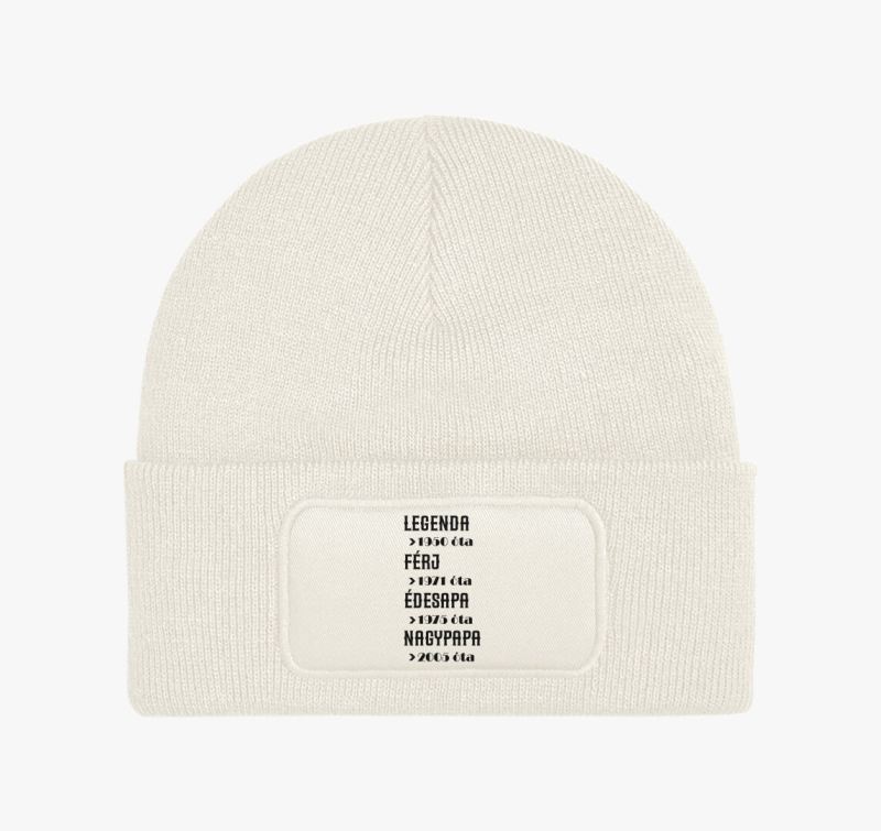 Férj-Nagyapa téli sapka