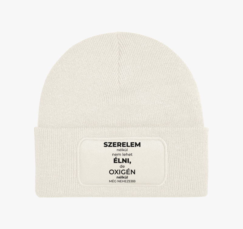 Szerelem nélkül nem lehet élni vicces téli sapka