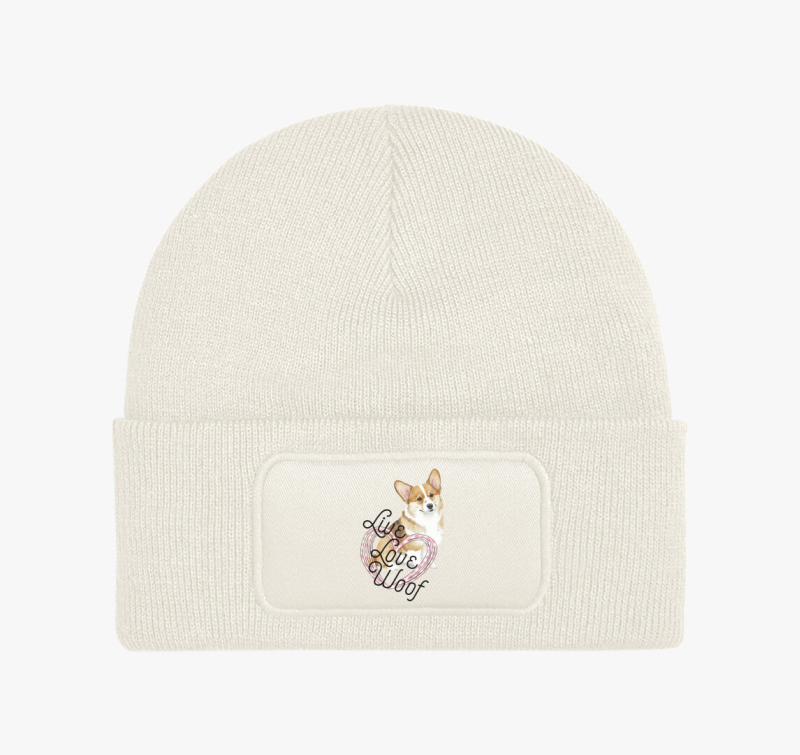 Corgi szivecskés téli sapka