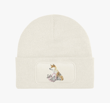 Akita szivecskés tél