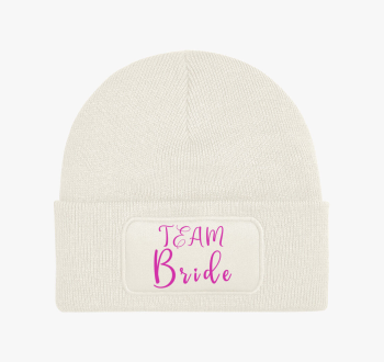 TEAM Bride pink sziv...