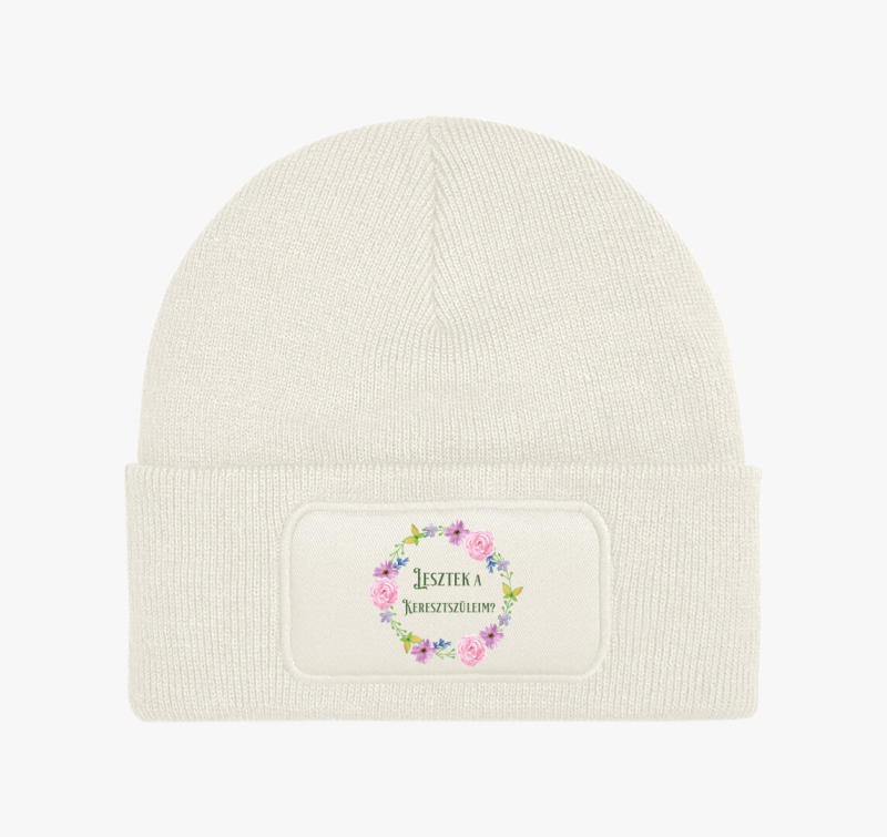 Keresztszülő téli sapka