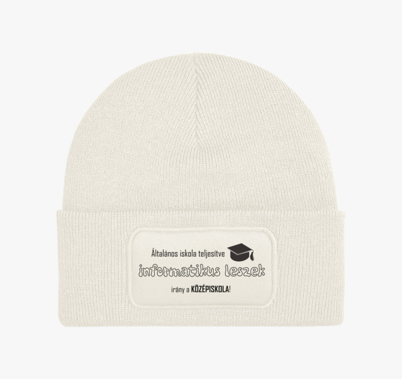 Informatikus leszek téli sapka
