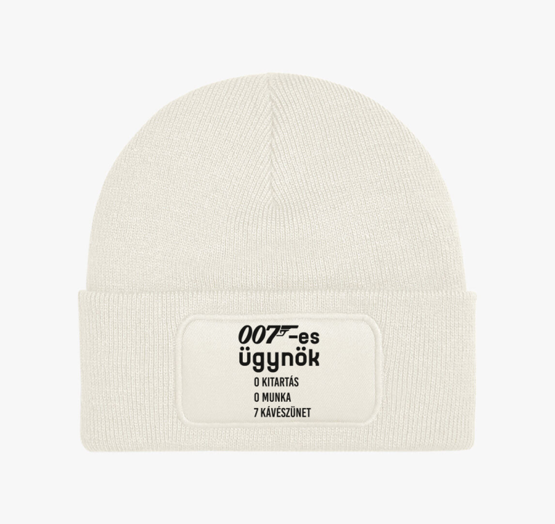 007-es ügynök kávészünet téli sapka