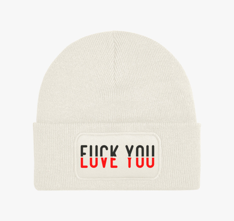 Fuck you love you téli sapka