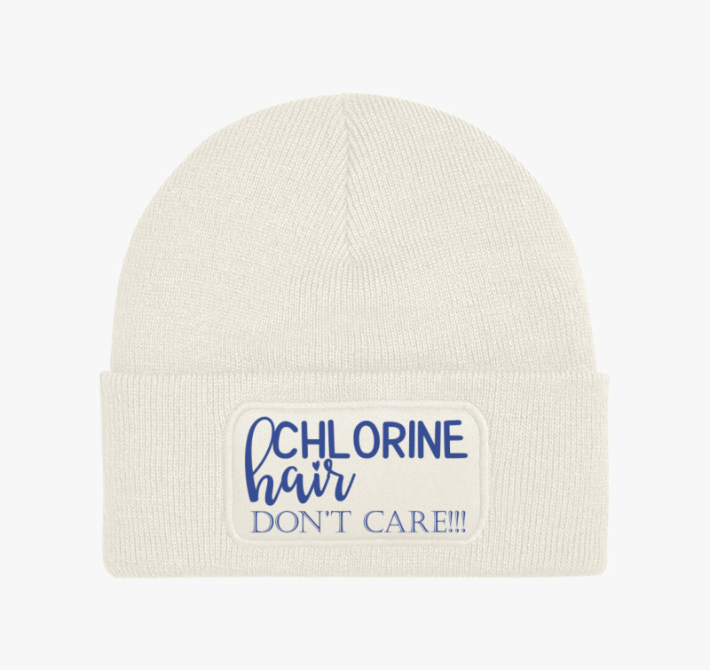 Chlorine hair kék téli sapka