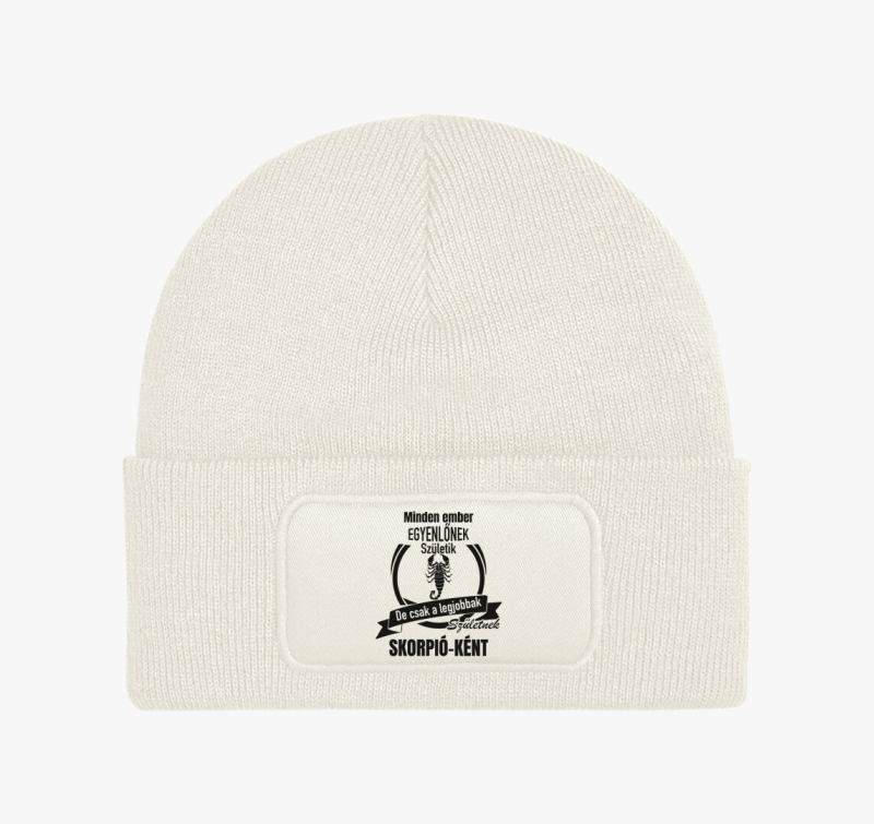A legjobbak születnek skorpió-ként - skorpió horoszkóp téli sapka