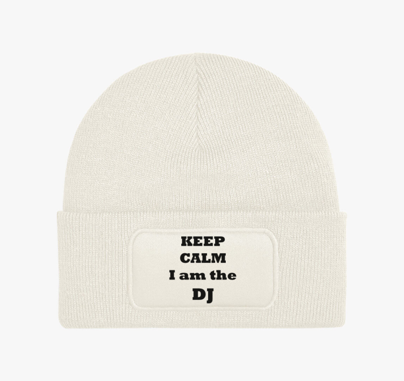 Keep calm DJ téli sapka