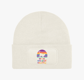 Cat right téli sapka