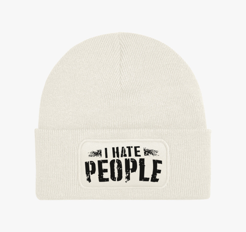 I hate people téli sapka