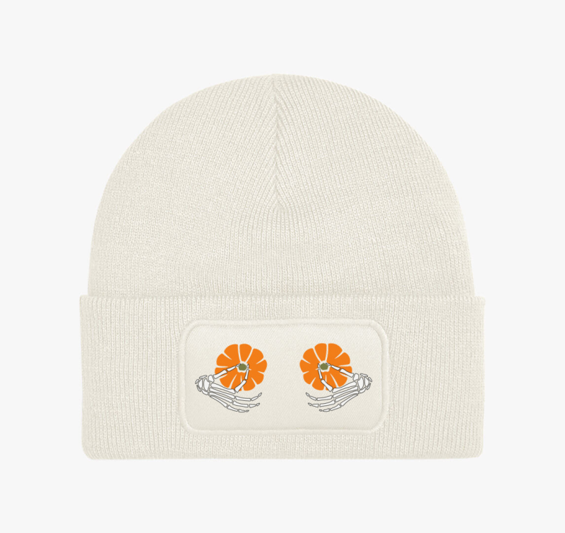 Halloween pumpkin hands téli sapka