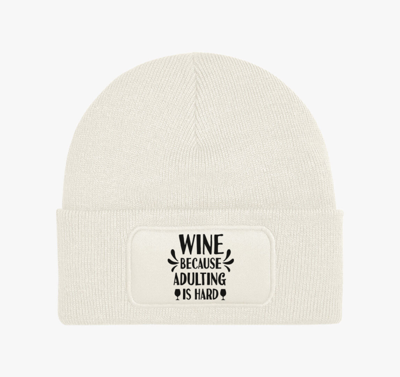 Wine adulting téli sapka