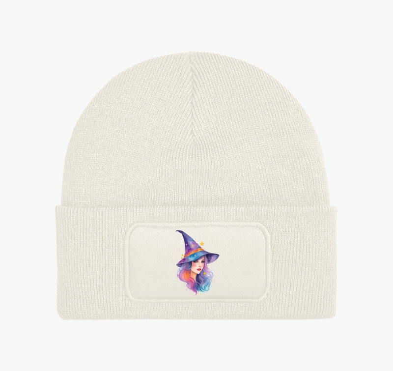 Lila boszi téli sapka