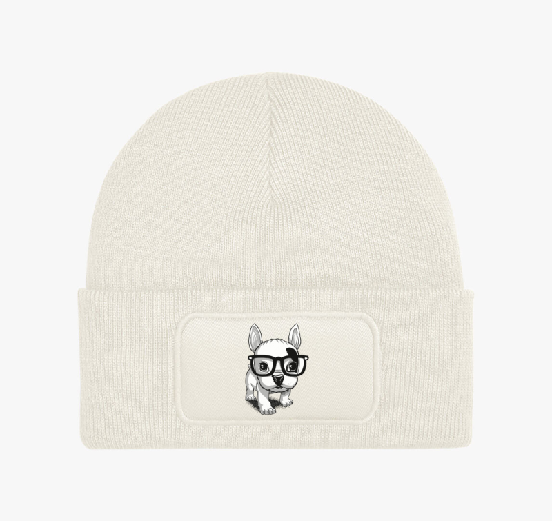 Frenchie puppy téli sapka