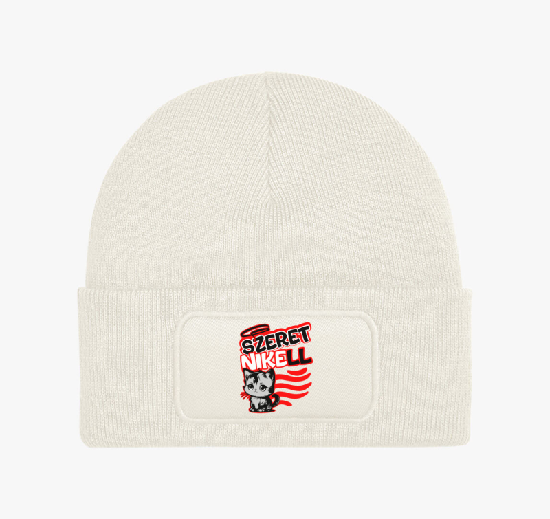 Szeretni kell cicusos téli sapka