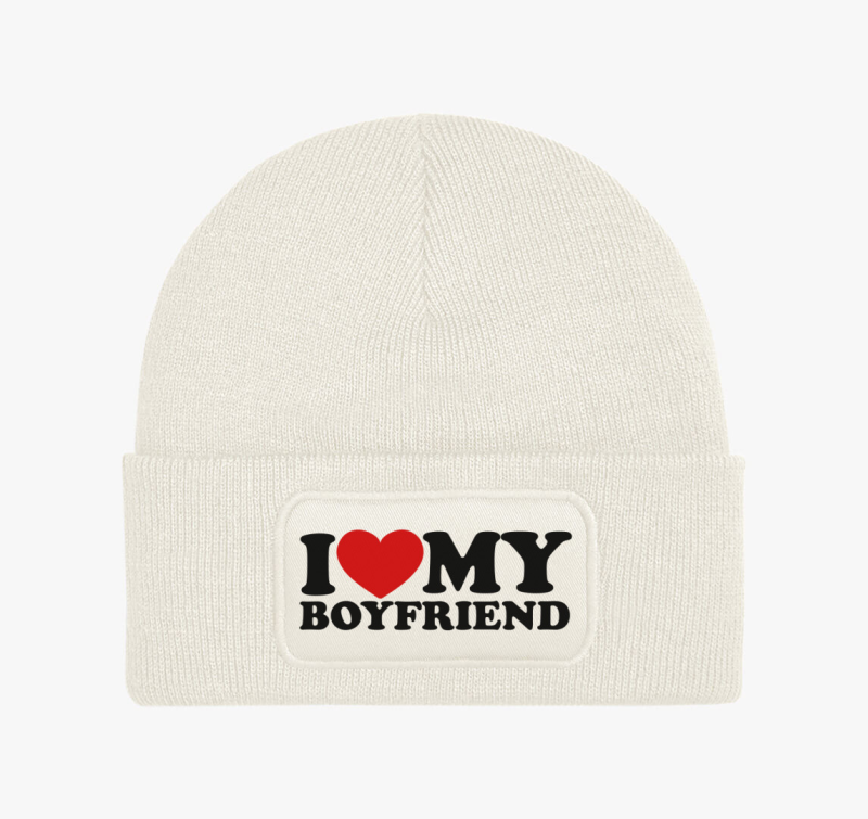 I love my boyfriend téli sapka