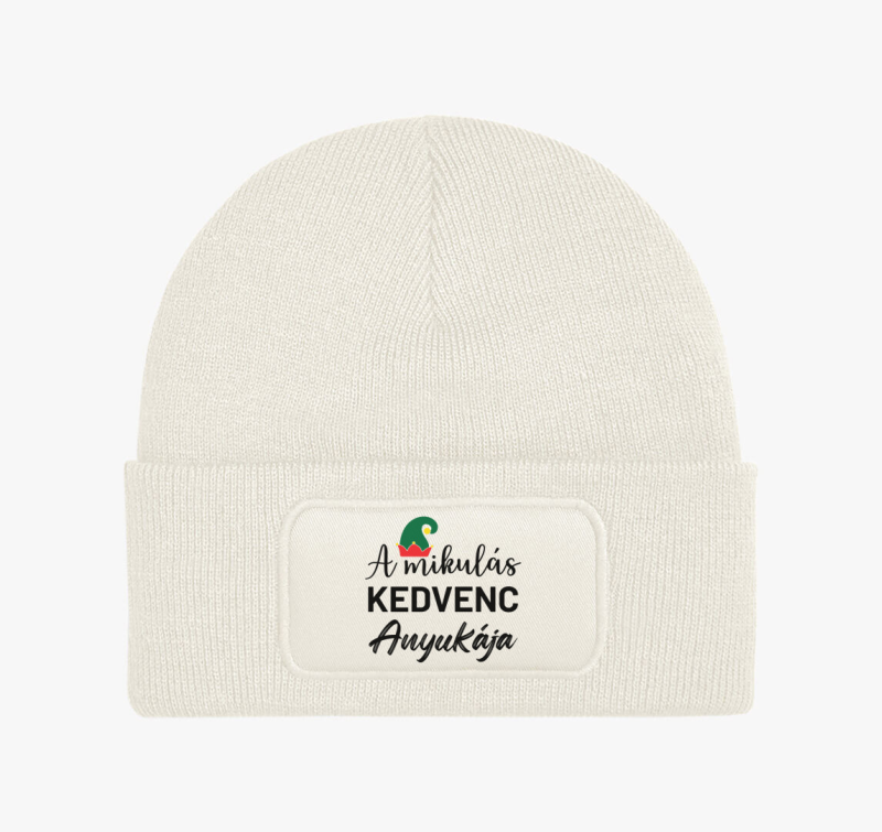 A mikulás kedvenc anyukája téli sapka