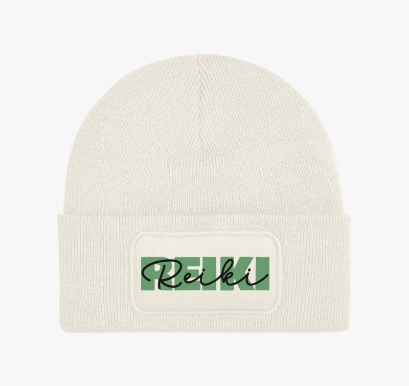 Reiki zöld téli sapka