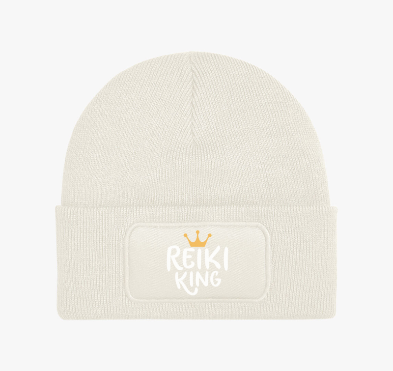 Reiki king fehér téli sapka