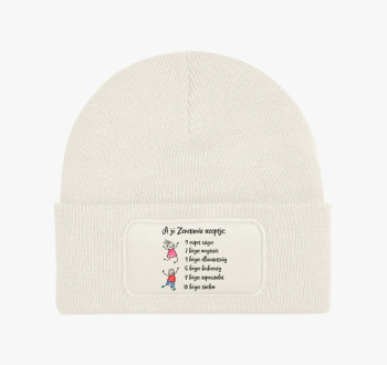 Zenetanár téli sapka