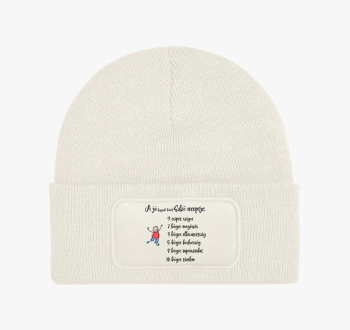 Fiús edző téli sapka