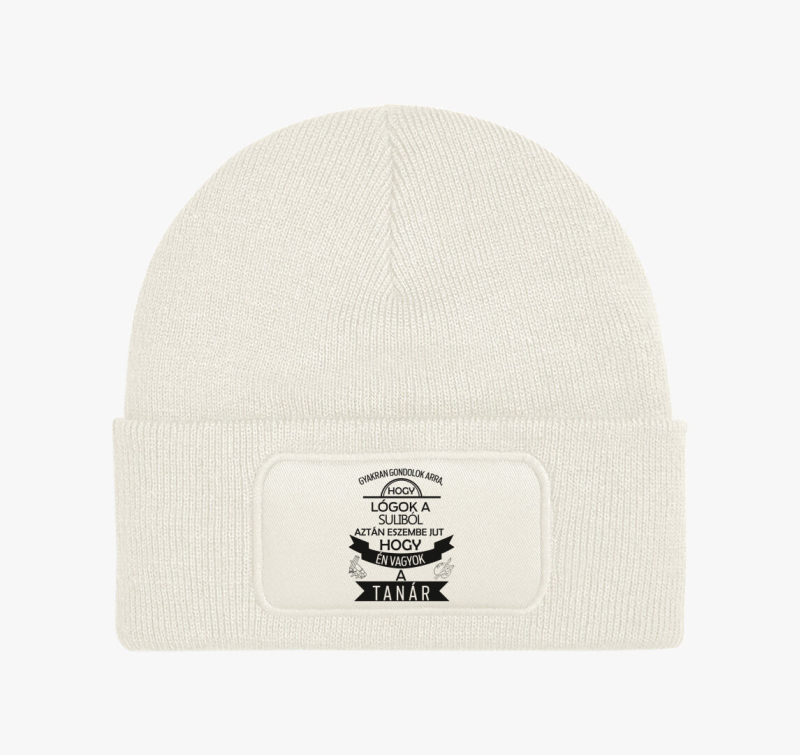 Lógós tanár téli sapka