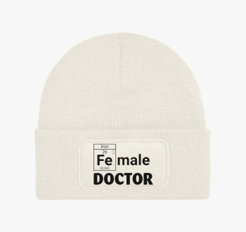 Doktornős téli sapka