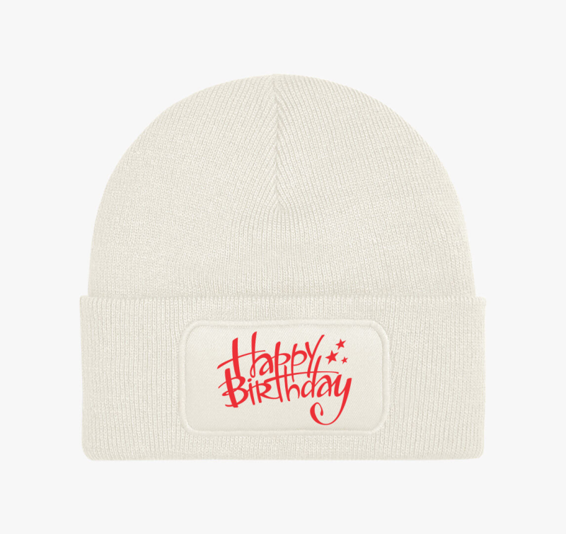Happy Birthday téli sapka