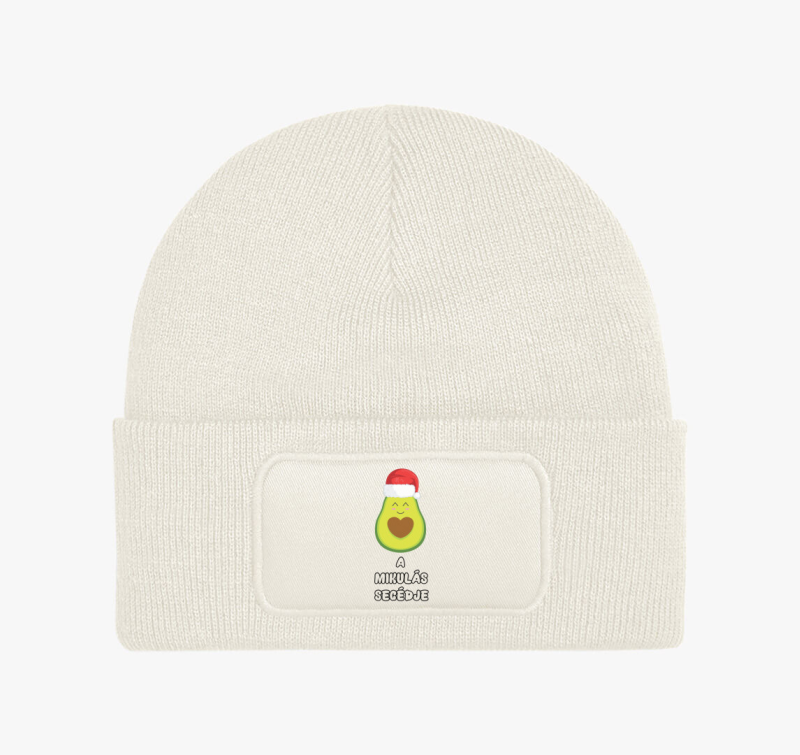 Avokádós karácsonyi téli sapka