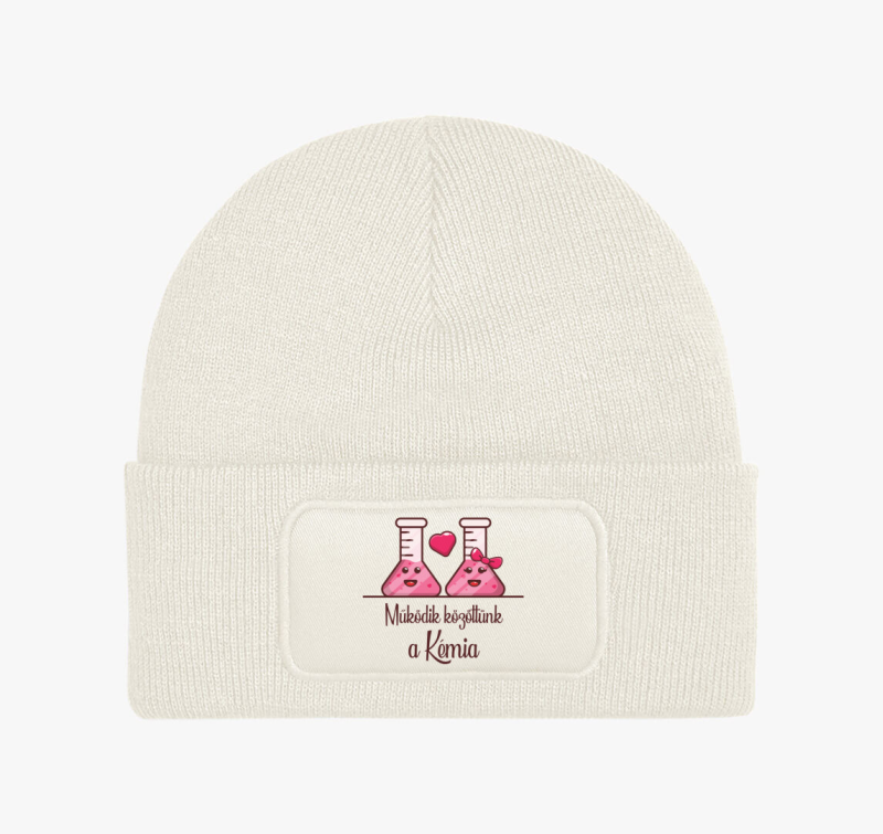Kémcsöves Valentin napi téli sapka