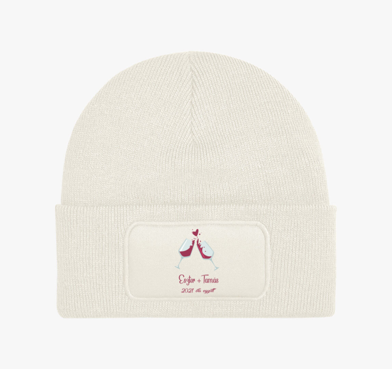 Koccintós Valentin napi téli sapka