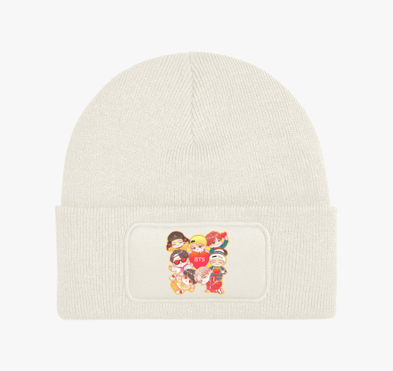 BTS tagok chibi art téli sapka