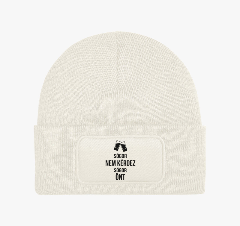 Sógor koccintós ajándék téli sapka