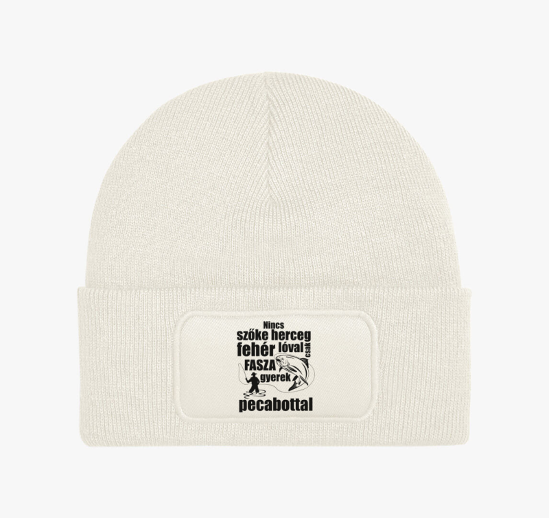 Szőke herceg pecabottal téli sapka